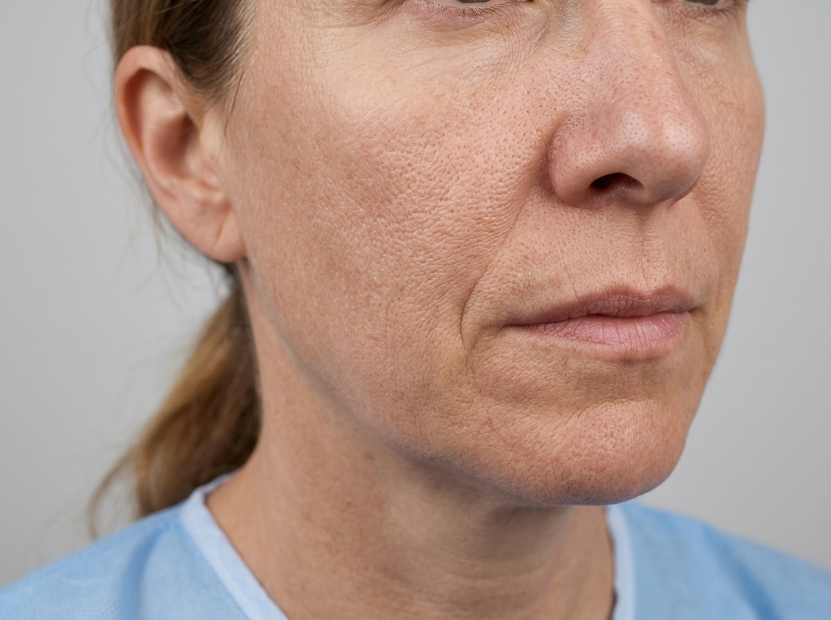 HALO Fine Lines & Pore Refinement Before